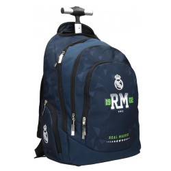 Mochila con ruedas Real Madrid Marine 45 CM - 3 Cpt