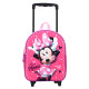 Zaino con ruote materne Minnie 3D 31 CM Carrello a tracolla