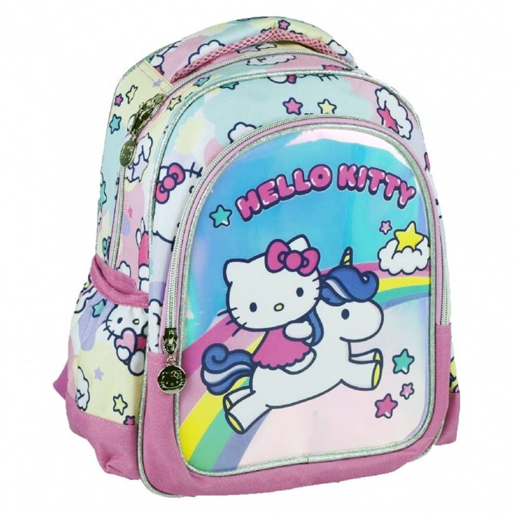 Sanrio Hello Kitty Sac À Dos, Sac D'école Avec Chaîne Étoile, Parfait Pour  Les Étudiants