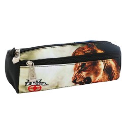 Trousse No Fear Desert Lion 23 CM - 2 Compartiments