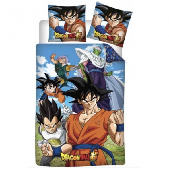 Dragon Ball Z 140x200 cm cubierta de edredón y funda de almohada