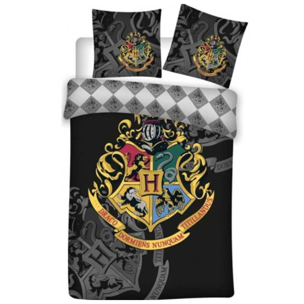 Harry Potter Hogwarts Copripiumino Adornment 140x200 cm con Federa
