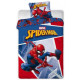 Parure housse de couette microfibre Spiderman 140x200 cm avec Taie d'oreiller