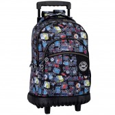 Rugzak met wielen Jelly 46 CM trolley High-end - Boekentas