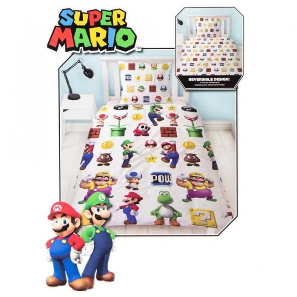super mario pillowcase