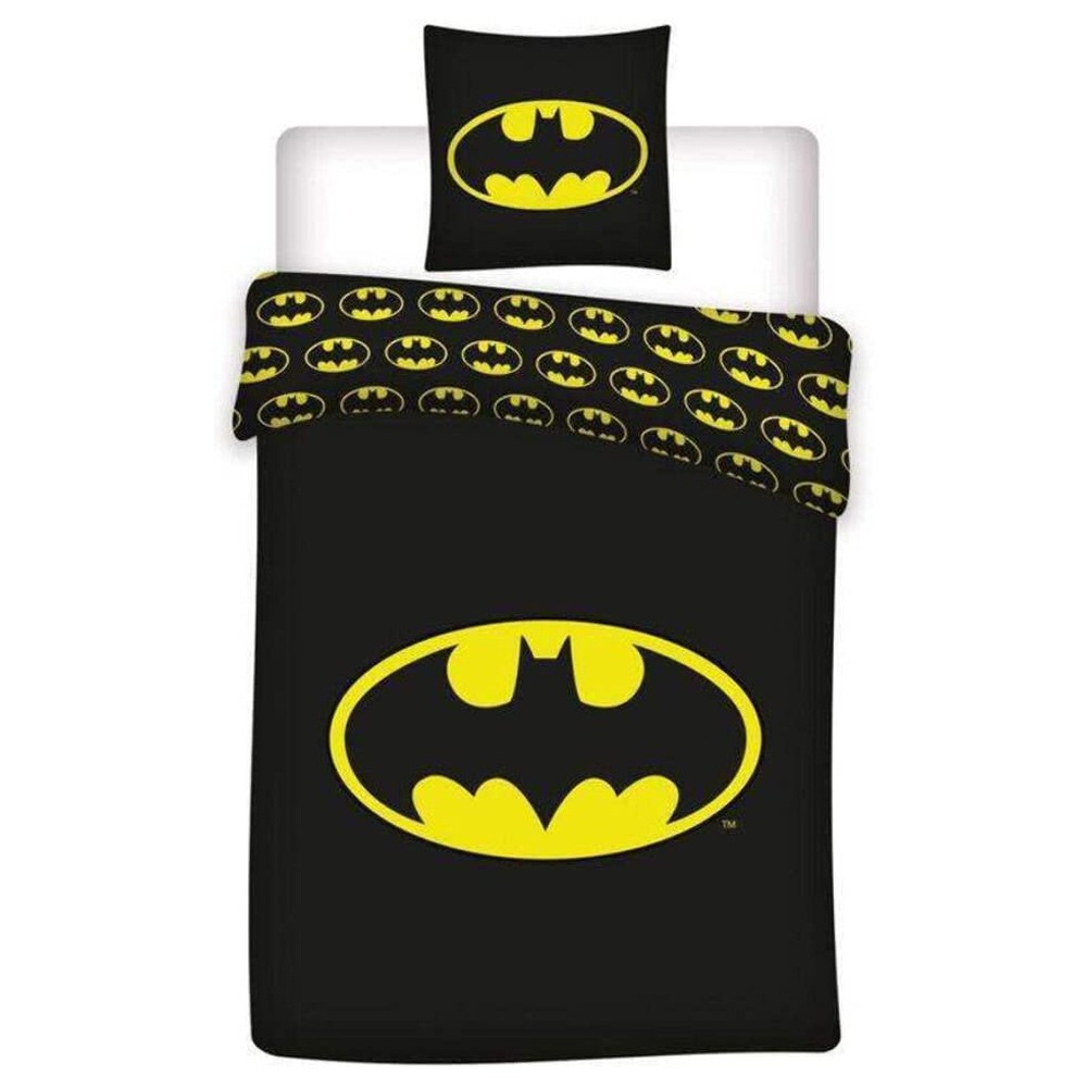 Funda nórdica Batman adorno 140x200 cm con Funda almohada