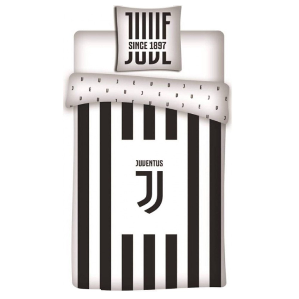 Achteruit gids Pamflet Juventus dekbedovertrek 140x200 cm met Kussensloop