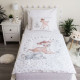 Bambi Circle 140x200 cm cotton duvet cover and pillow taie