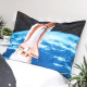 Funda nórdica de algodón adornado Avión "Explora el mundo" 140x200 cm y Funda de almohada