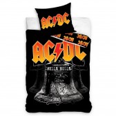 ACDC cotton duvet cover 140x200 cm and pillowcase