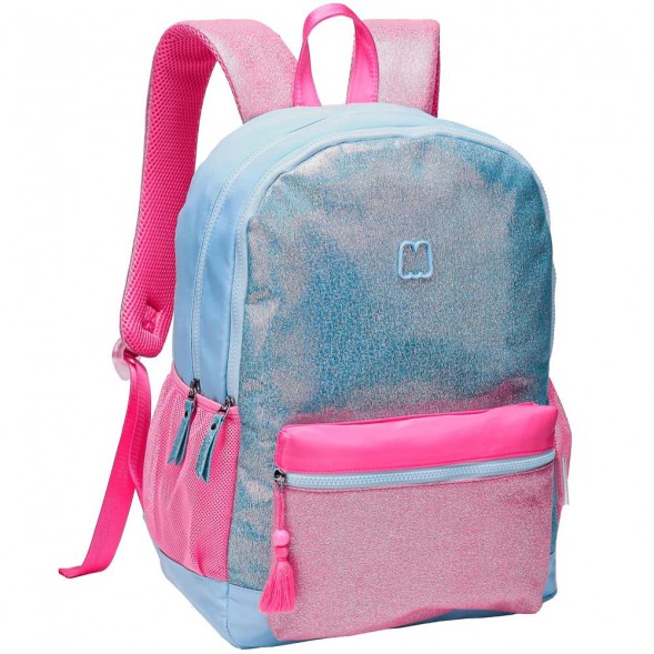 Backpack Marshmallow Sparkly Blue 45 CM - 2 Cpt