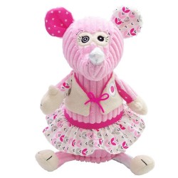 Peluche Déglingos La Souris Original Coquelicos 31 CM