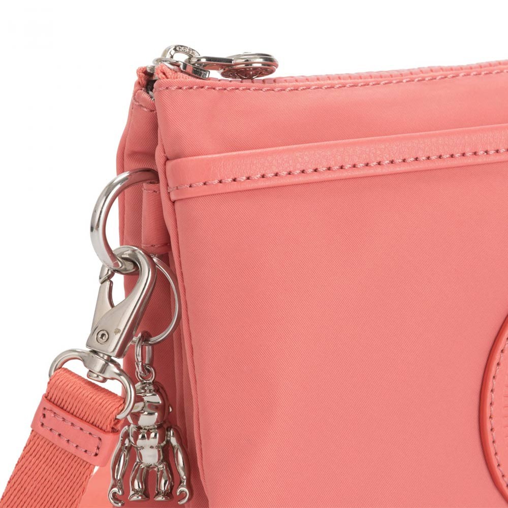 Kipling Creativity L Large Pouch AC2084 – Brilliant Pink Polyamide – New With Tags