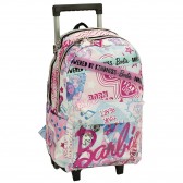 Roller backpack Barbie Rose Think Sweet 45 CM Trolley - Satchel
