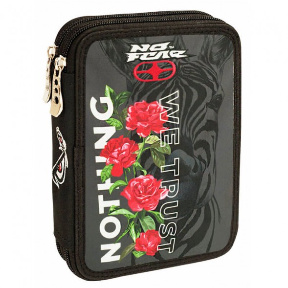 Trousse garnie No Fear Rose Zèbre 20 CM