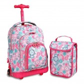 Set Sac à dos à roulettes + Sac goûter JWORLD - Trolley