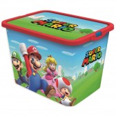 Super Mario caja de almacenamiento de 23 litros