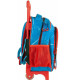 Sac à dos à roulettes maternelle Spiderman Blue 30 CM - Cartable