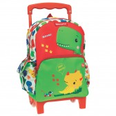 Backpack with wheels maternal Dinosaur Fisher 30 CM