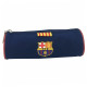 Estuche redondo negro FC Barcelona 20 CM