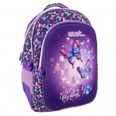 Backpack Must Butterflies 43 CM 2 Cpt - Satchel