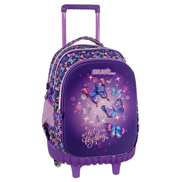 Butterfly Must 45 CM Trolley High-End Wheeled Backpack