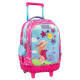 Backpack with wheels Girl Balloons Must 45 CM Trolley High-end