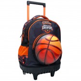 Sac à dos à roulettes Must Basketball 3D 45 CM Trolley Haut de Gamme
