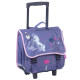Cartable à roulettes Bella Sara Wings 38 CM Haut de gamme Cheval Blanc
