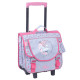 Cartable à roulettes Bella Sara Wings 38 CM Haut de gamme Cheval Blanc