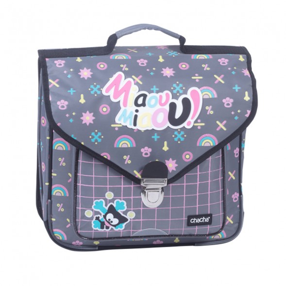Cartable CHACHA Style 36 CM - 2 Cpt - Maternelle