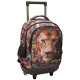 Backpack with wheels Lion Animal Planet 45 CM Trolley