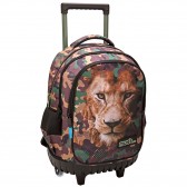 Backpack with wheels Lion Animal Planet 45 CM Trolley