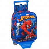 Sac à dos à roulettes maternelle Spiderman Building Marvel 28 CM Trolley haut de gamme