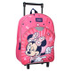 Minnie Sweet 33 CM Zaino con ruote di fascia alta