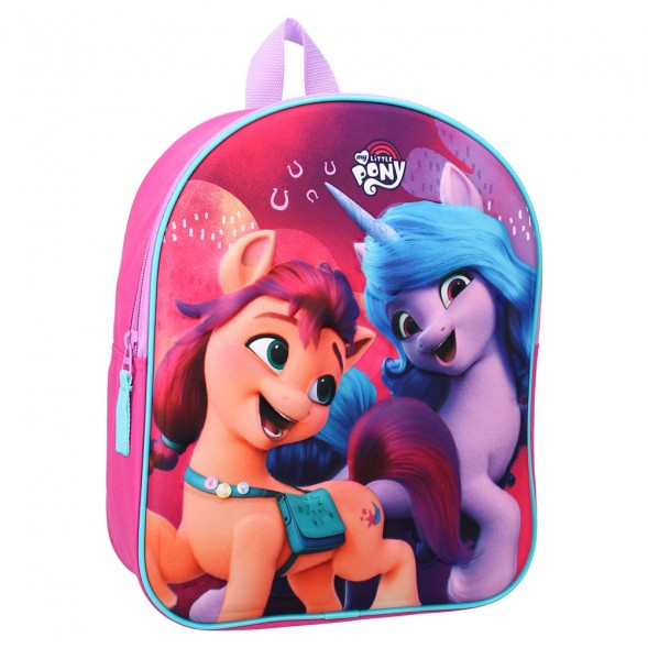 Backpack Small Pony Friends Blue 31 CM Kindergarten - Cartable