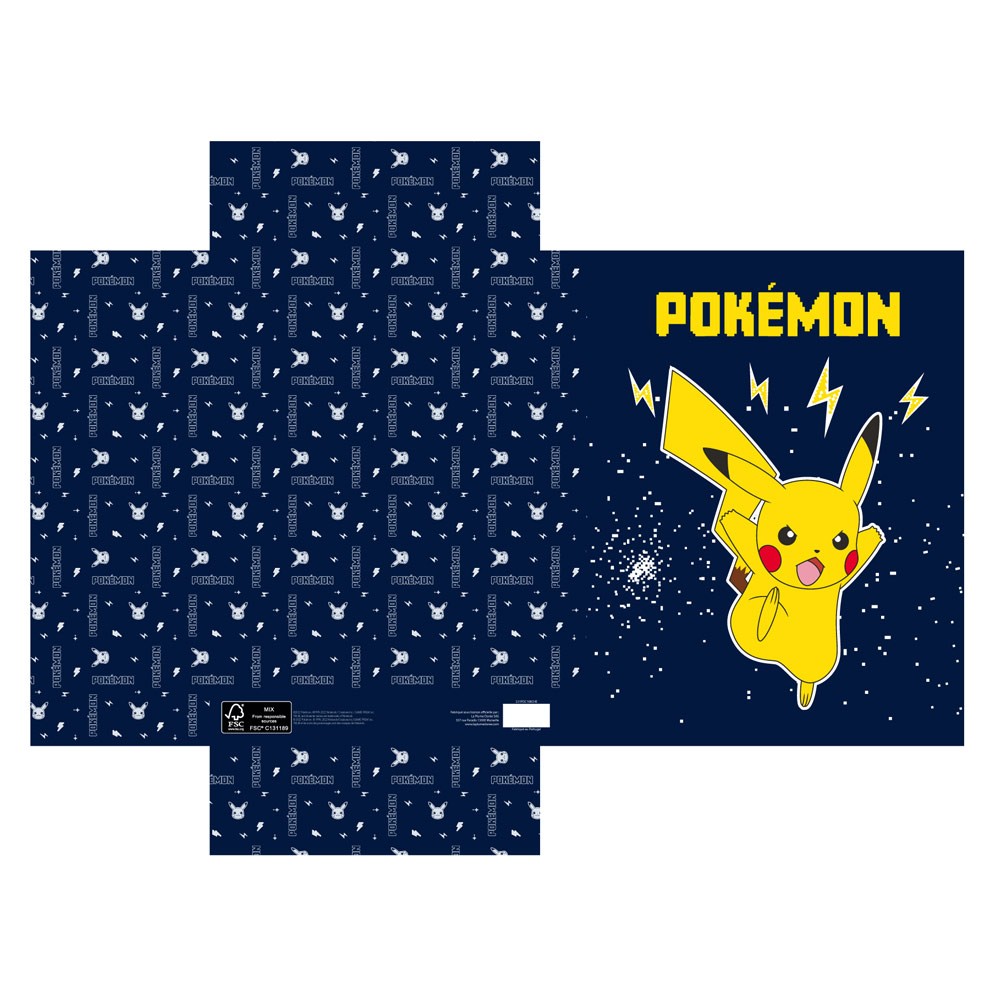 Asser kip geestelijke Shirt Pokemon Pikachu 32 CM - Formaat A4