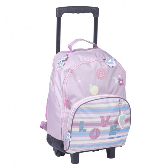 Backpack with wheels KIP GIRL 2 Cpt 45 CM
