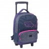 Sac à dos à roulettes KIP GIRL 2 Cpt - 43 CM