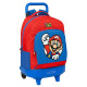 Sac à dos à roulettes Super Mario 45 CM Trolley - 2 Cpt