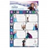Lot de 16 &eacute;tiquettes Frozen - Reine des Neiges