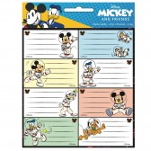 Lot de 16 étiquettes Mickey et ses amis