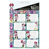 Set of 16 Minnie and her friends labels