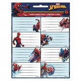 Lot van 16 Spiderman labels