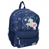 Backpack Horse Milky Kiss Love Ride 43 CM 2 Cpt