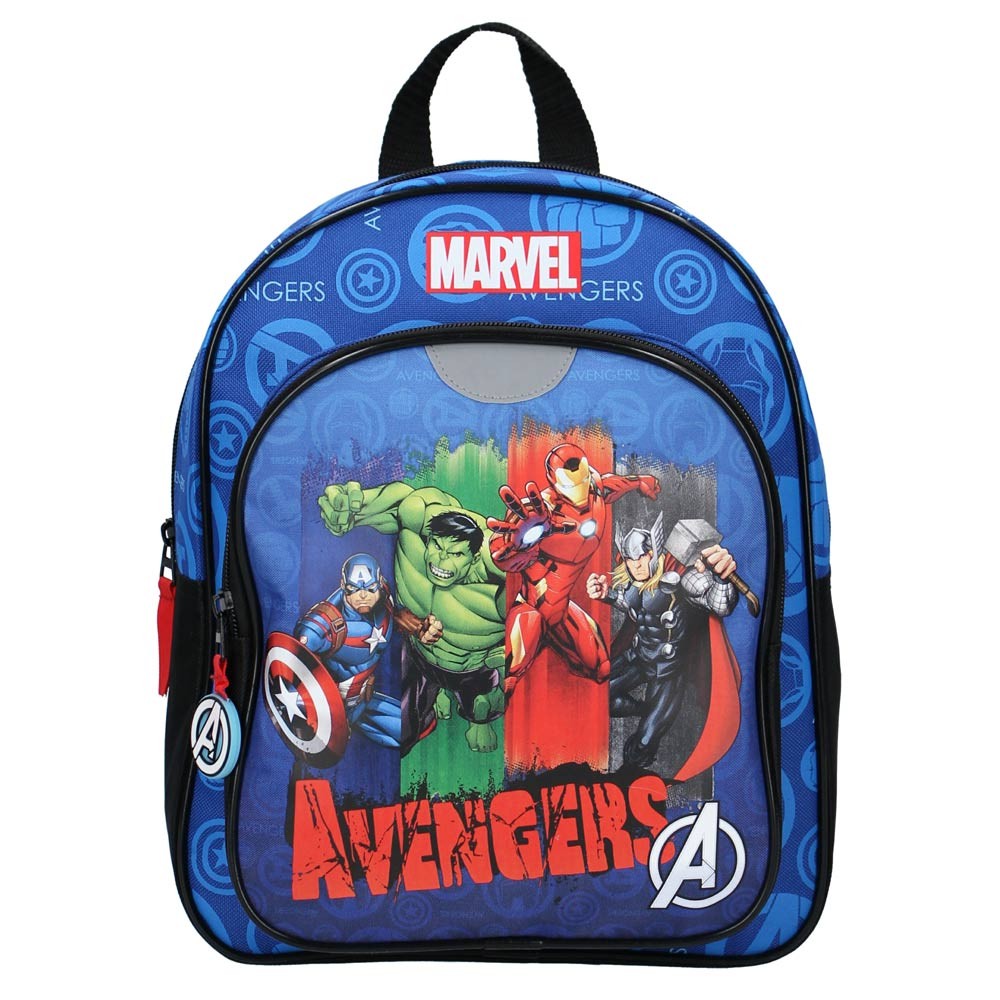 Avengers Zaino Armor Up Per Ragazzi - Blu Con Supereroi, Zaino Scolastico In Poliestere