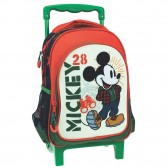 Sac à roulettes Mickey Traveler trolley maternelle 30 CM - Cartable