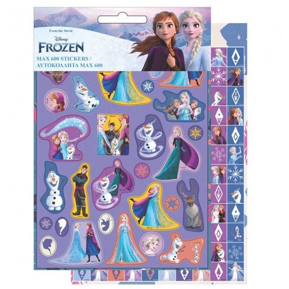 50 pegatinas de Frozen para bolsas de regalo, regalos de