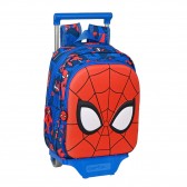 Mochila de jardín de infantes Spiderman 34 CM Trolley