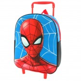Spiderman 34 CM Trolley Kindergarten Wheel Bag